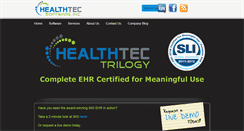 Desktop Screenshot of healthtecsoftware.com